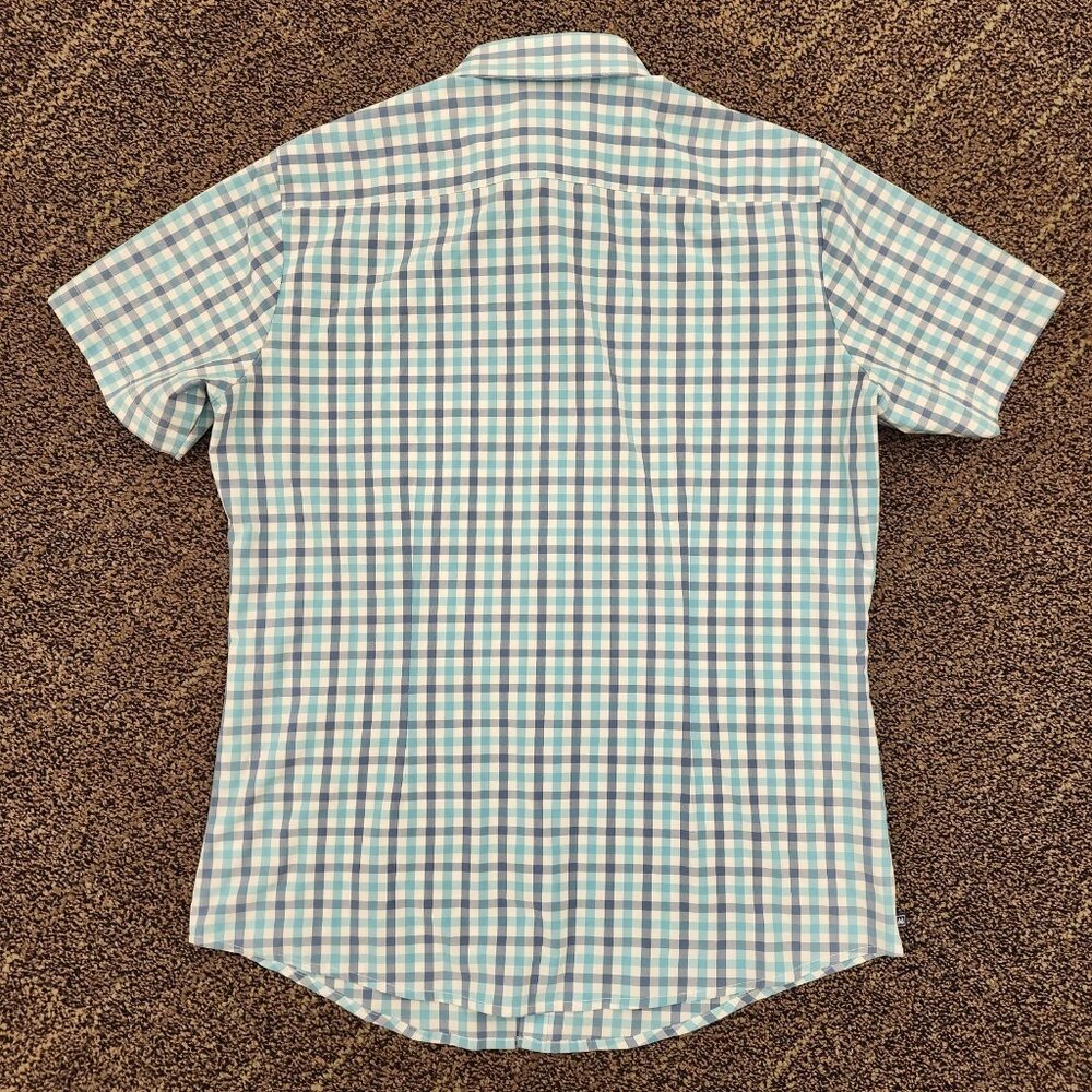 Mizzen + Main Cooley Short Sleeve Trim Fit Size XL Performance Stretch Button - Picture 7 of 8